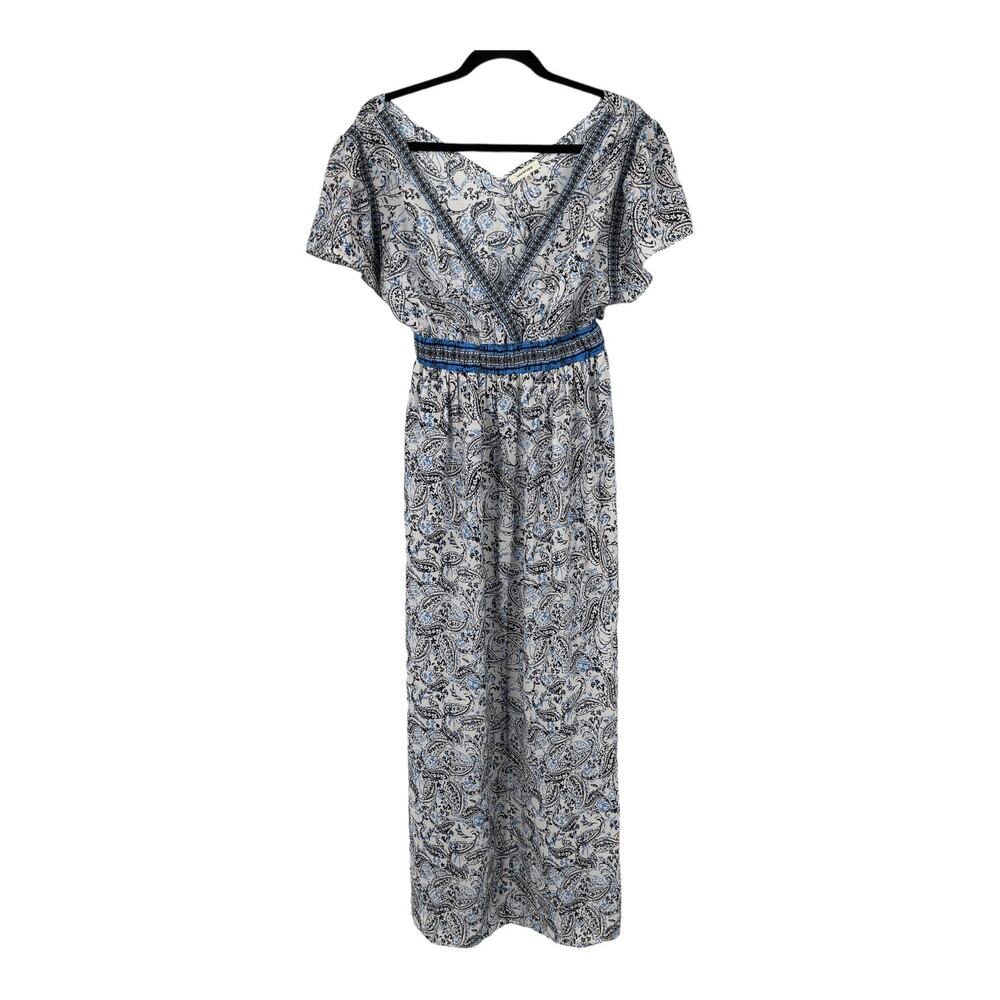 Max Studio dress short sleeve maxi Medium M DEFECT